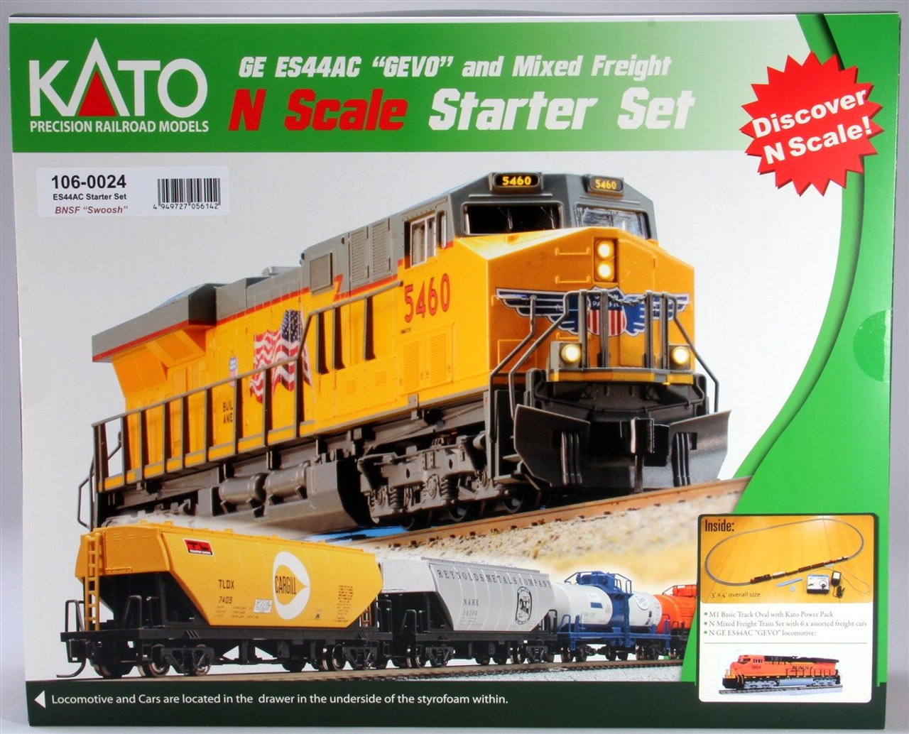 KATO カトー　USA GE ES44AC BNSF Kato N ES44AC BNSF 