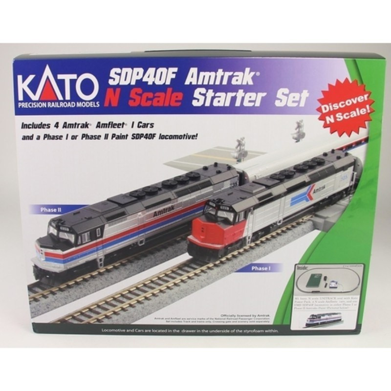 KAT1060044  N EMD SDP40F Amtrak Starter Set Phase II