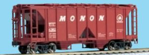 KAT380204  HO ACF 70Ton Covered Hopper Monon (3)