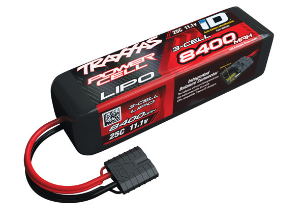 8400mAh 11.1v 3-Cell 25C LiPo Battery
