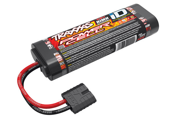Battery, Power Cell, 3000mAh (NiMH, 6-C flat, 7.2V)