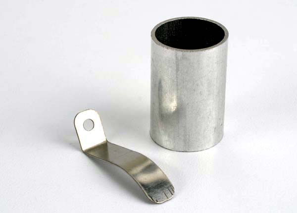 Exhaust tube, retainer strap (metal) (N. Hawk/Buggy/Street)