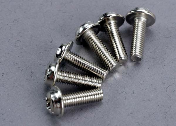 Screws, 3x10mm washerhead machine (6)