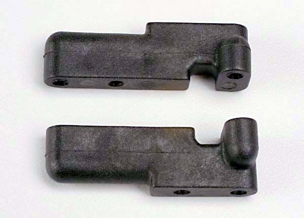 Servo mounts, steering/ shift (f&r) (black)
