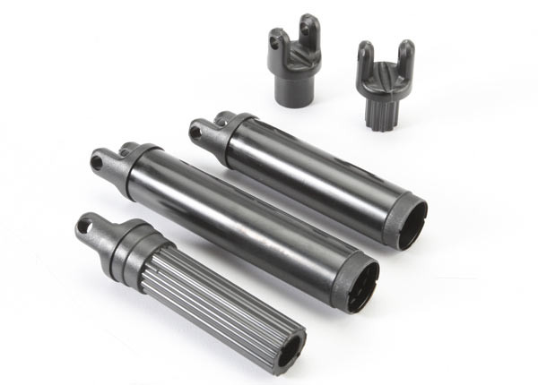 Half shafts, center (internal splined (3)/ external splined (2)) (plastic parts