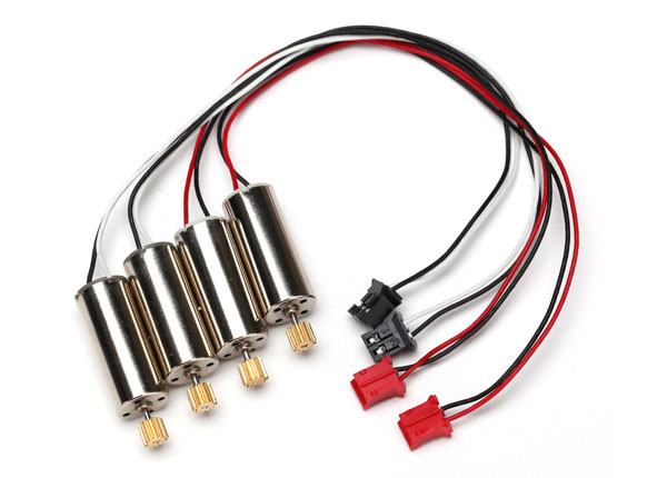 Motor, clockwise (high output, red connector) (2)/ motor, counter-clockwise (high output, black connector) (2)