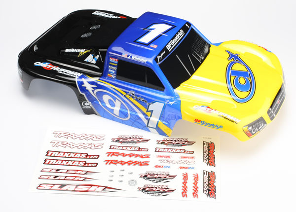 Body, Jerry Whelchel Huffman Motorsports, 1/16 Slash (graphics are painted and decals applied)