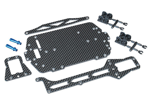Carbon fiber conversion kit (includes chassis, upper chassis, battery