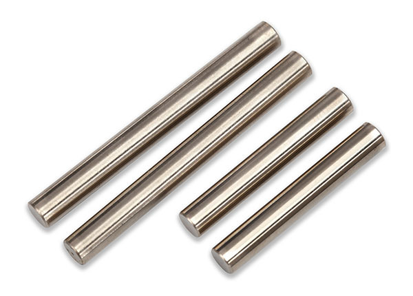 Suspension pin set, shock mount (front or rear, hardened steel), 4x25mm (2), 4x38mm (2)