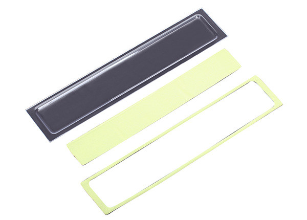 Tailgate panel insert (clear, requires painting)/ adhesive foam tape (2) (fits #8010 body)