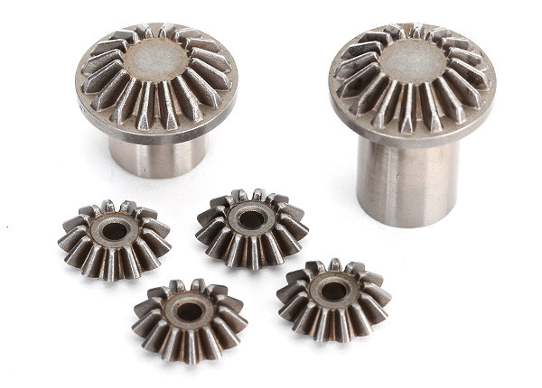Gear set, center differential (output gears (2)/ spider gears (4))