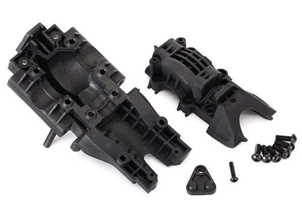 Bulkhead, rear (upper and lower)/ 4x12mm BCS (6) (requires #8622 chassis)