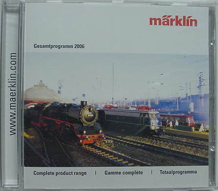 M19882  2006 Marklin CD Rom Catalog (includes HO, Z, Ga.1)