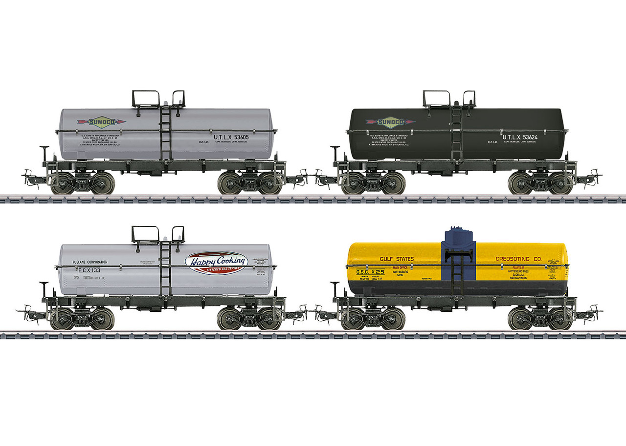 M48640  2013 Qtr.4 American Tin-Plate Tank 4-Car Set (HO Scale)