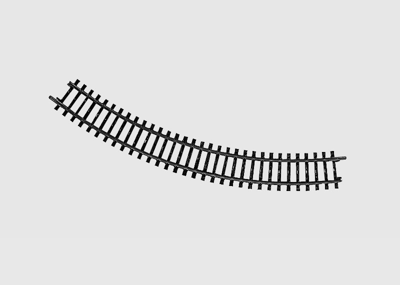 2210 K Track -- 11-5/8" Radius Curve