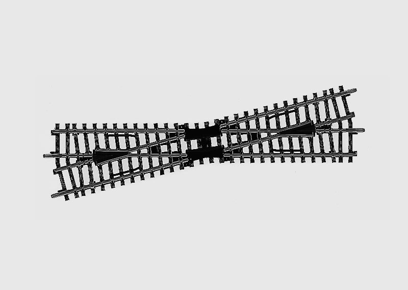 2257 K Track Wide Radius Crossing -- 14 Degree 26'