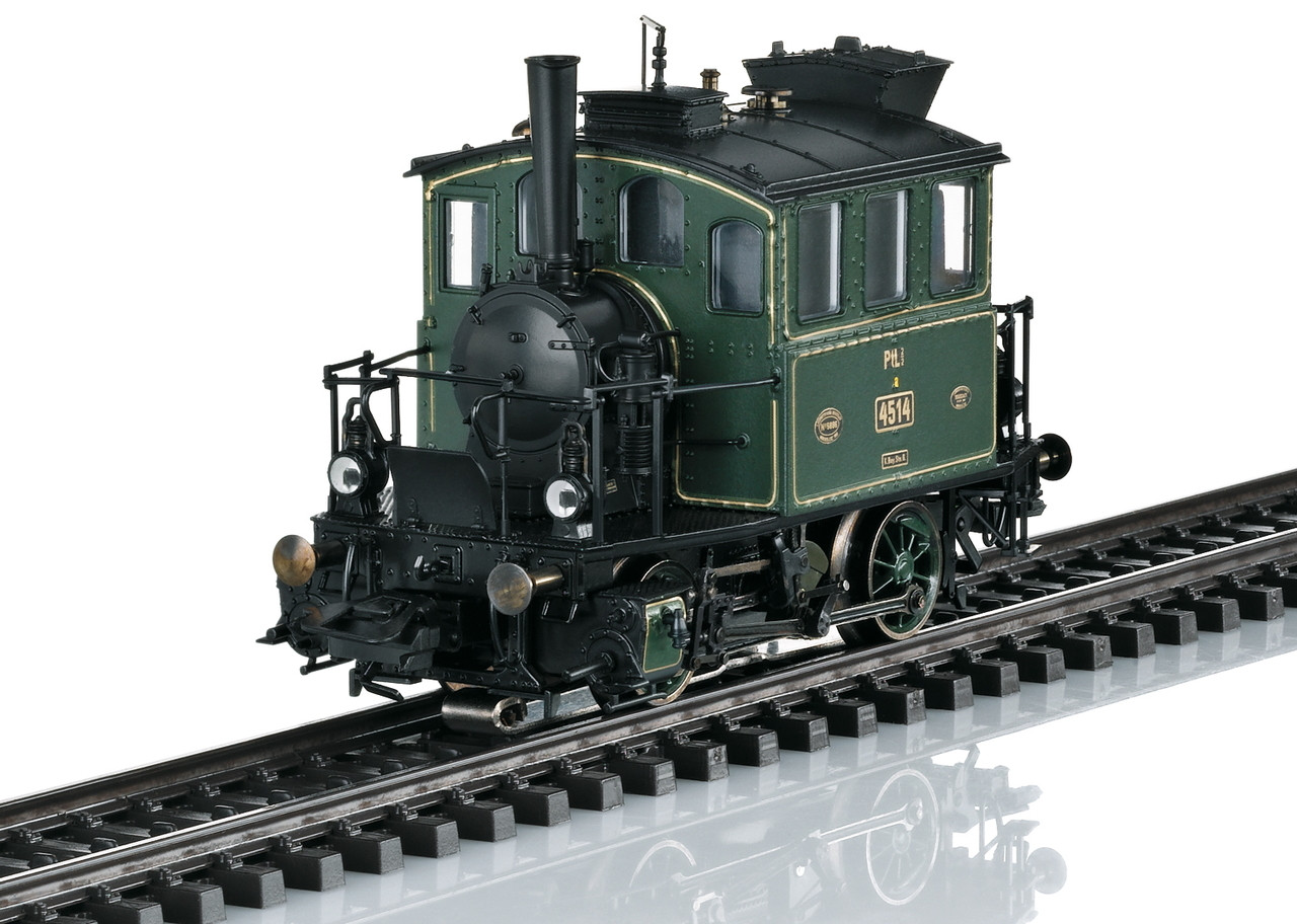 36867 Class 98.3 PtL 2/2 0-4-0 Glasskasten-Glassbox - 3-Rail - Sound and Digital -- Royal Bavarian State Railroad K.Bay.Sts.B. (Era I 1910, green, black)