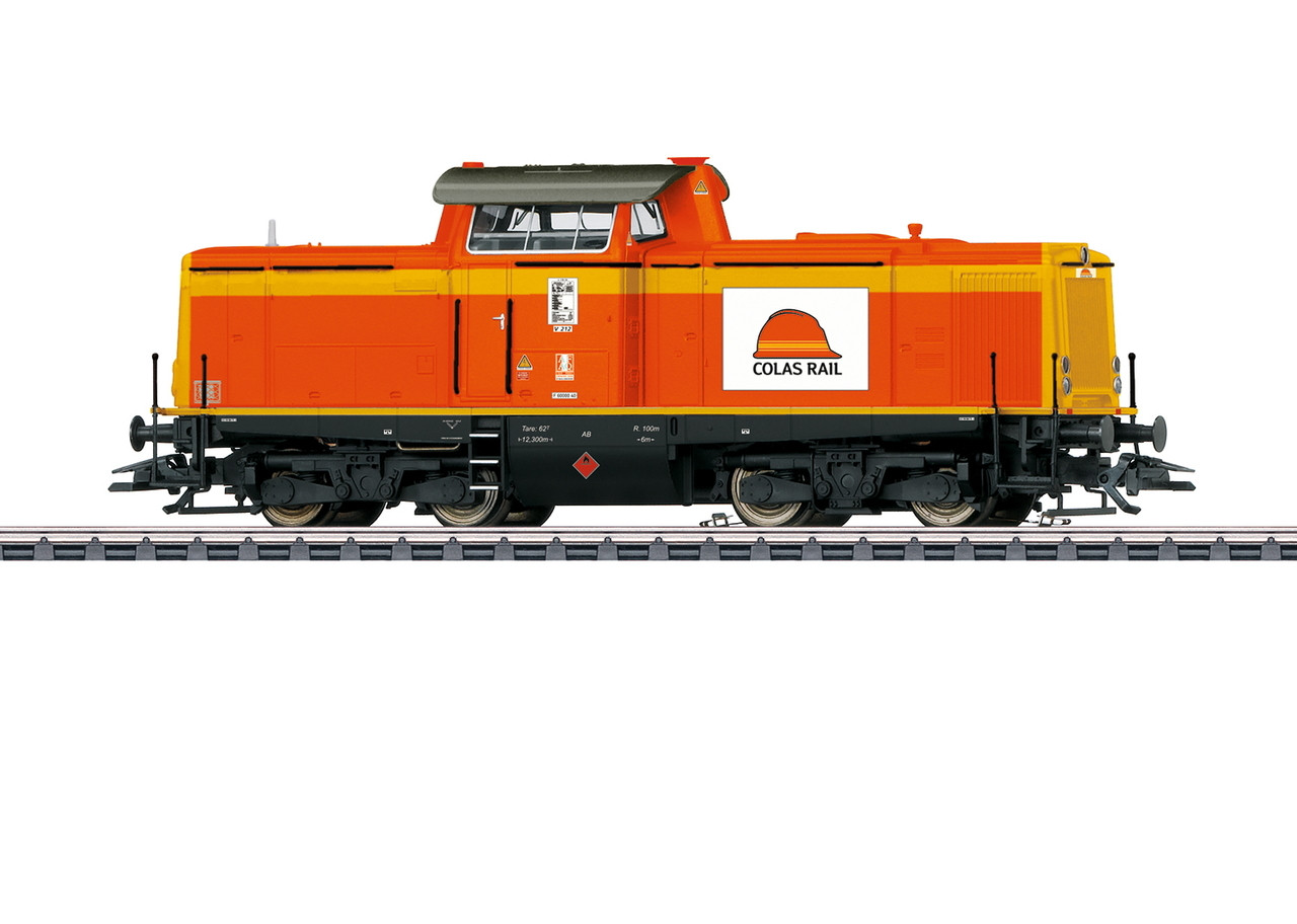 39214 Class 212 Diesel - 3-Rail - Sound and Digital -- Colas Rail (Era VI, traffic orange, yellow)