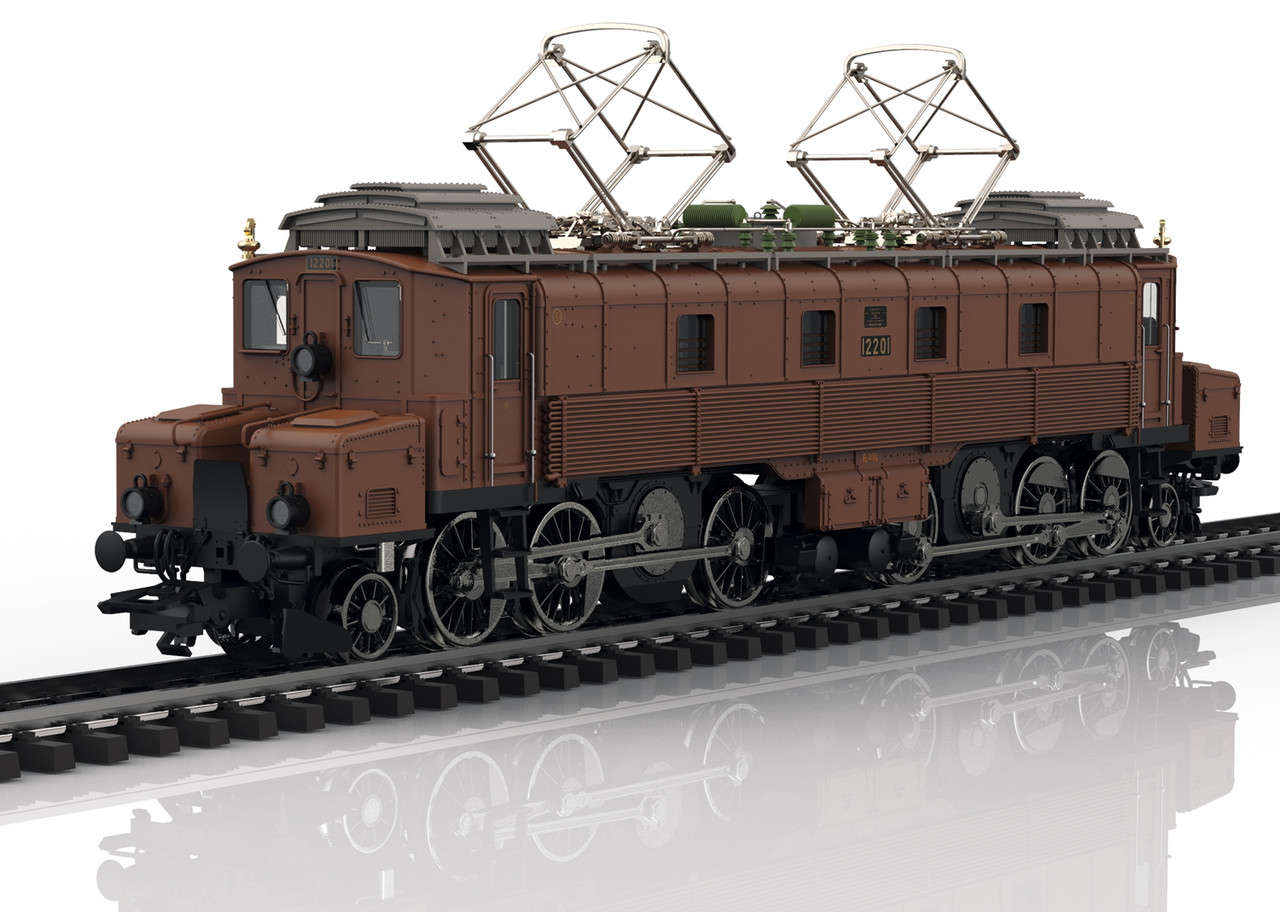 39520 Class Fc 2x3/4 Electric - 3-Rail - Sound and Digital -- Swiss Federal  Railways SBB 12201 (Era II 1919, brown, gray) - Modellbahn Ott Hobbies
