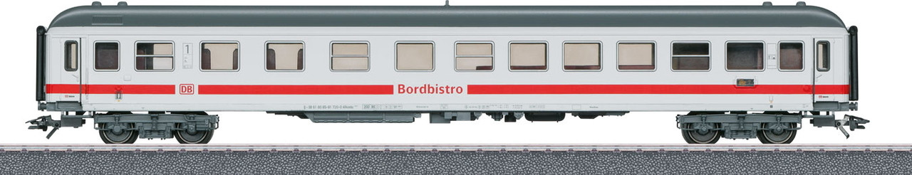 40502 Type ARkimbz 266.7 ICE Bistro Diner - 3-Rail Ready to Run - Start up -- German Railroad DBAG (Era VI, white, gray, red)