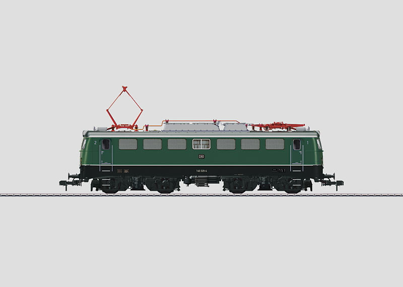 W441-55013  Class 140 Electric - DCC/Digital & Sound Equipped -- German Federal Railroad DB (Era IV 1972, green, silver)