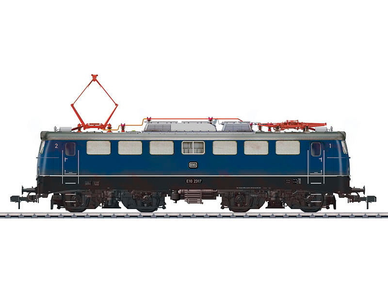 55015 Class E 10.1 Electric w/Sound & Digital/DCC -- German Federal Railroad DB (Weathered, Era III 1964, Cobalt Blue, black)