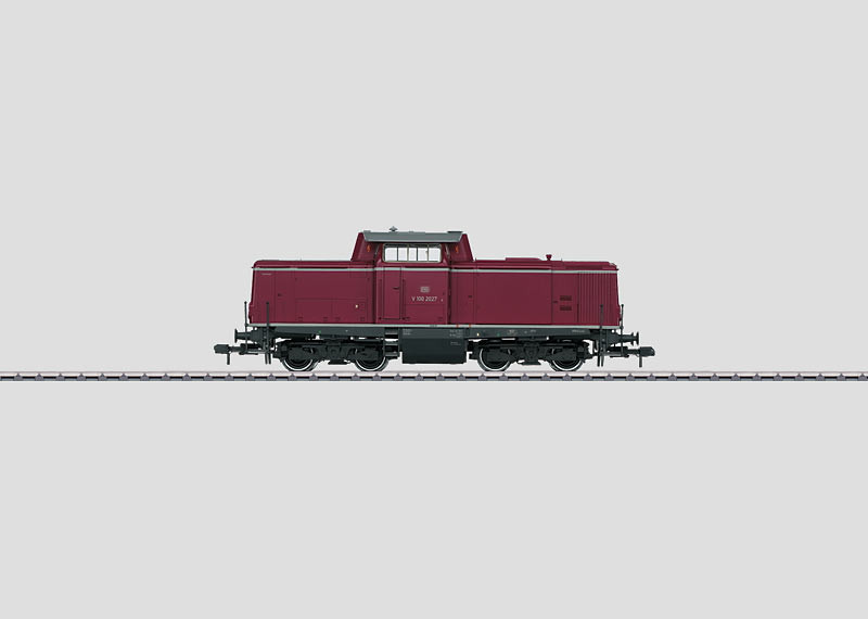 W441-55728  Class V 100.20 Diesel - DCC/Digital & Sound Equipped -- German Federal Railroad DB (Era III, red, gray)