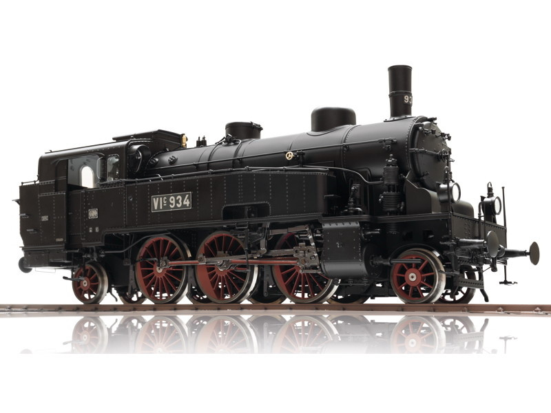 55751 Class Vic 2-6-2T w/Sound & DCC/Digital -- Grand Ducal Baden State Railroad BadStB #934 (Era I, black, red)