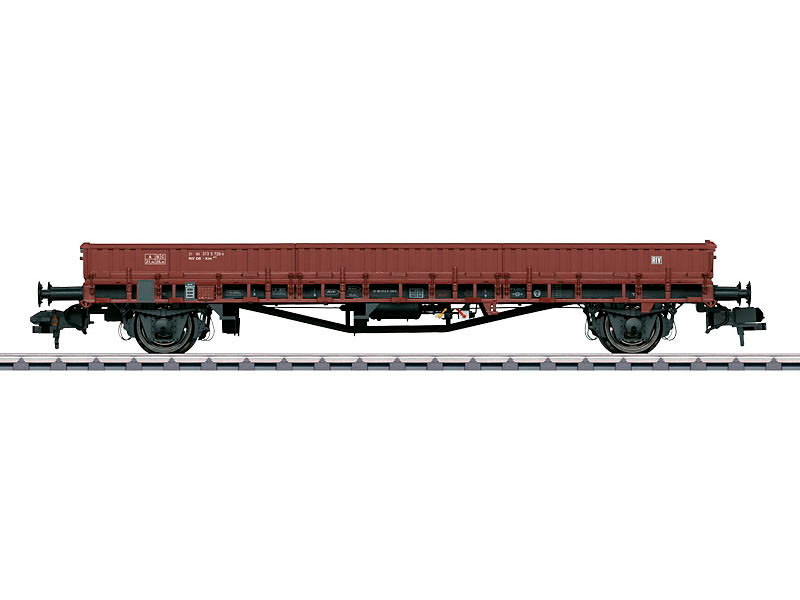 58811 Type Klm 441 Low-Side Gondola - Ready to Run -- German Federal Railroad DB #21 80 313 6 089-2 (Era IV, Boxcar Red)