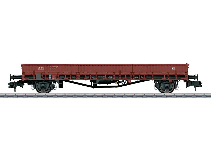 58813 Type Klm 441 Low-Side Gondola - Ready to Run -- German Federal Railroad DB #21 80 313 6 538-8 (Era IV, Boxcar Red)