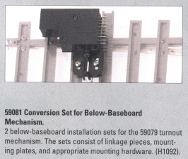 59081 Conversion Set -- For Below Baseboard Mechanism