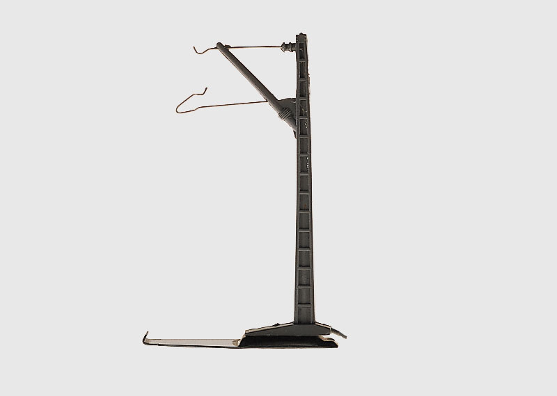 8912 Catenary -- Feeder Mast w/Base Plate & Wires
