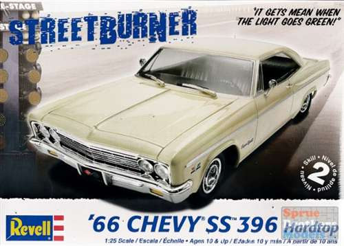 RMX854250  RPP 4/10 REVELL 1/25 66 CHEV SS 396 HARDTOP