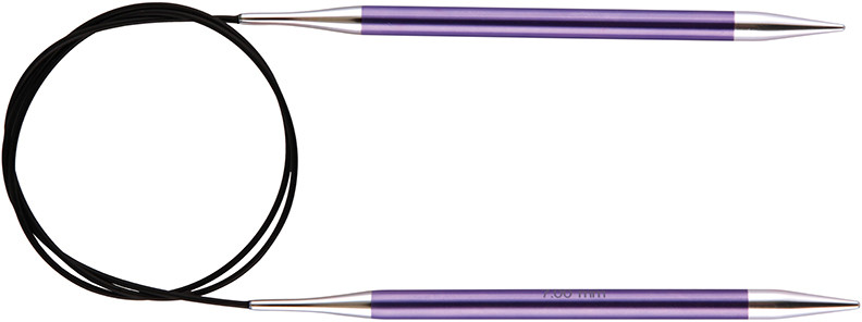 KP140075 Zing Fixed Circular Needles 16"-Size 10.75/7mm
