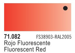 17ml Bottle Fluorescent Red Model Air