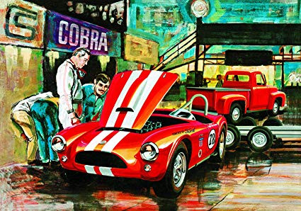 AMT1073/06  AMT1073/06 1/25 Cobra Racing Team Shelby Cobra/'53 Ford