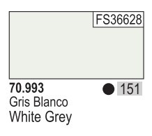 17ml Bottle White Grey Model Color