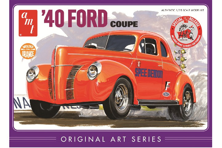 AMT-850  1/25 1940 Ford Coupe Car (Orange)