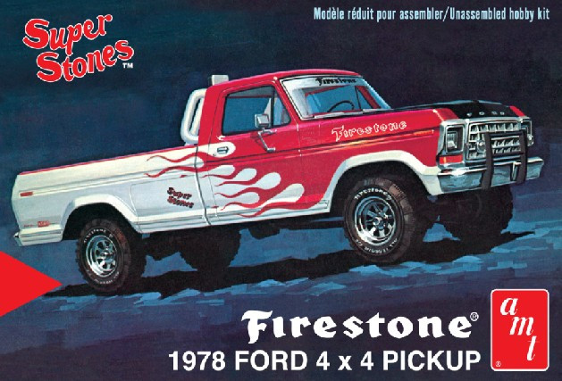 AMT-858  1/25 1978 Ford 4x4 Firestone Super Stones Pickup Truck