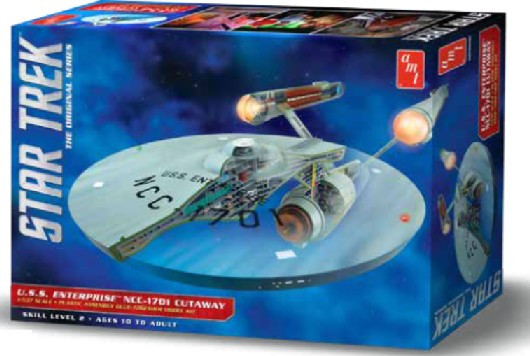 AMT-891  1/537 Star Trek USS Enterprise NCC1701 Cutaway