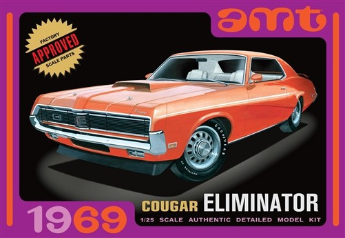 AMT-912  1/25 1969 Cougar Eliminator Car (Orange)