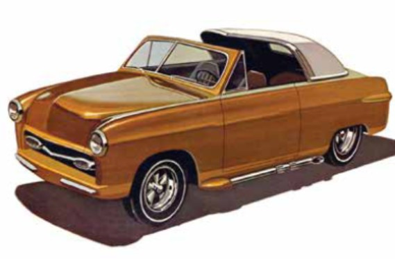 AMT-929  1/25 1950 Ford Convertible Showboat Car