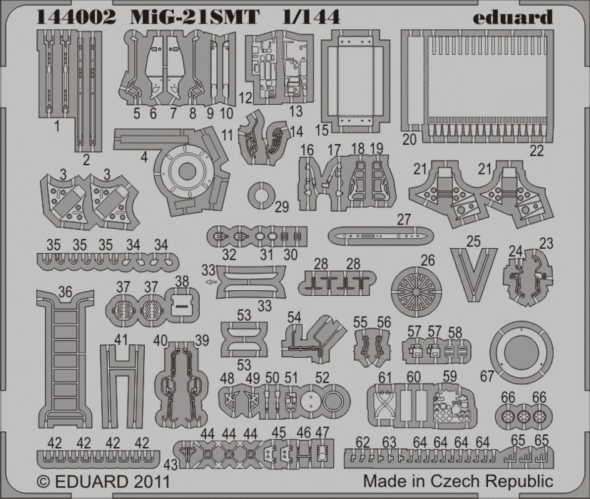 1/144 Aircraft- MiG21SMT for EDU