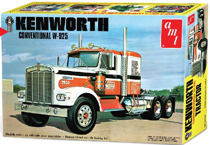 AMT-1021  1/25 Kenworth W925 Conventional Tractor Cab