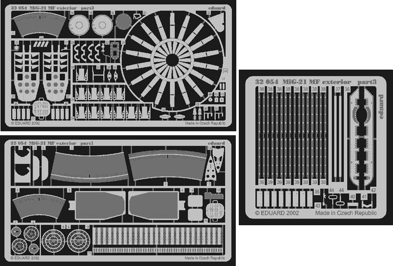 1/32 Aircraft- Mig21 MF Exterior for TSM