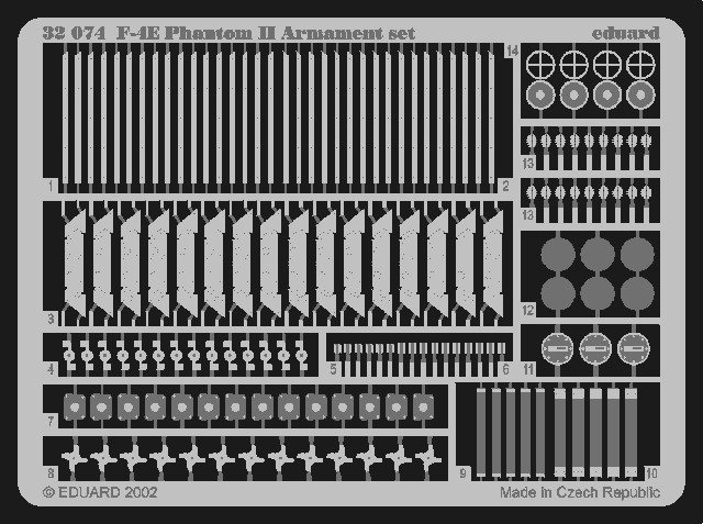 1/32 Aircraft- F4E Armament Set for TAM