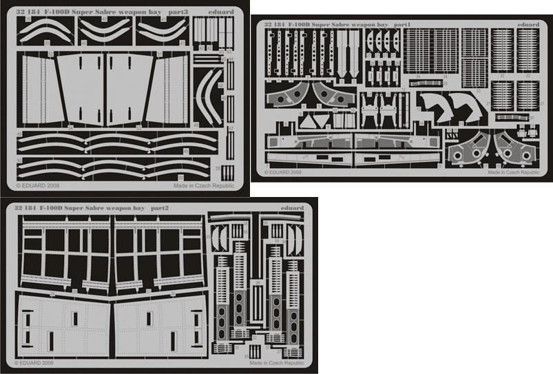 1/32 Aircraft- F100D Weapon Bay for TSM (D)
