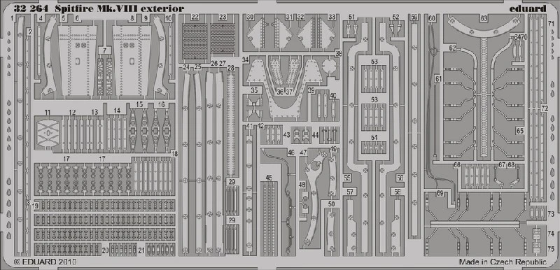 1/32 Aircraft- Spitfire Mk VIII Exterior for TAM