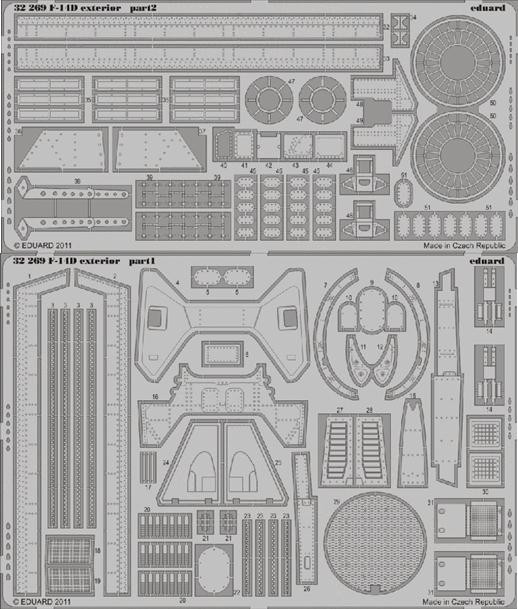 1/32 Aircraft- F14D Exterior for TSM
