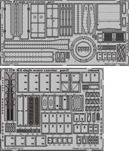 1/32 Aircraft- IL2 Single Seater Ski Exterior for HBO